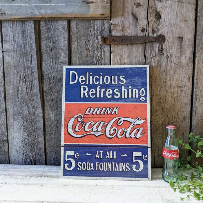 Affiche Coca cola Delicious